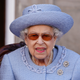 Queen Elizabeth II attending the Queen’s Body Guard for Scotland (also known as the Royal Company of Archers) Reddendo Parade in the gardens of the Palace of Holyroodhouse, Edinburgh, Scotland on June 30, 2022.